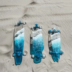 Ghost Long Board CLEAR COMPLETES Grace Bell Wave Resin Artist Board