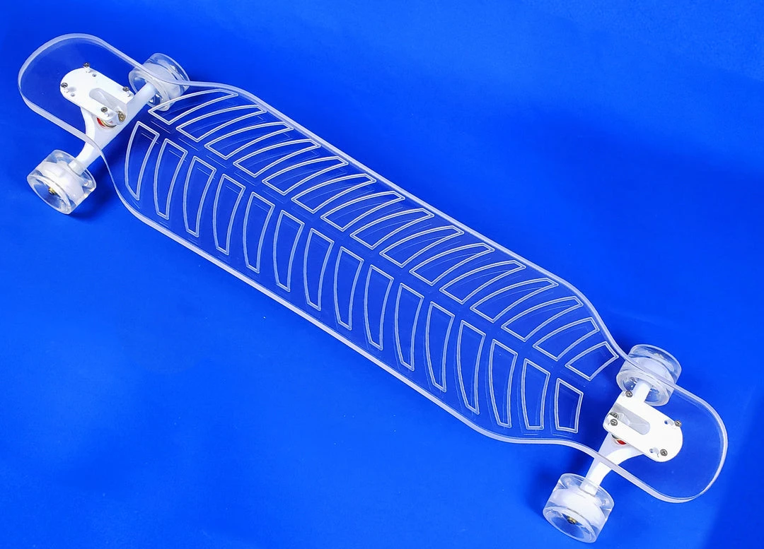 Ghost Long Board Fishbone CLEAR COMPLETES