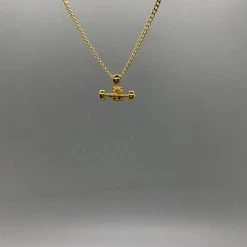 Ghost Long Board JEWELRY Gold Truck Necklace