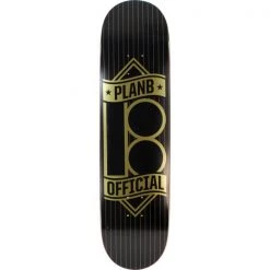 Ghost Long Board DECKS Plan B Banner Gold Deck 8.00"