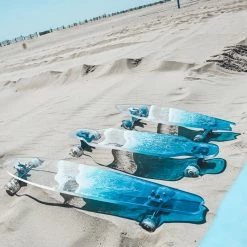 Ghost Long Board CLEAR COMPLETES Grace Bell Wave Resin Artist Board