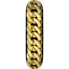 Ghost Long Board Plan B Chain Gold 8.25″ Deck