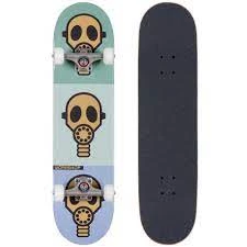 Ghost Long Board Alien Workshop Gas Mask Pastel Complete Skateboard - 7.75" X 31.625"