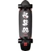 Ghost Long Board DUSTERS FELIX MOOD CRUISER SKATEBOARD COMPLETE-31 BLK/GLOW COMPLETES