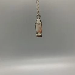 Ghost Long Board JEWELRY Silver Old School Necklace