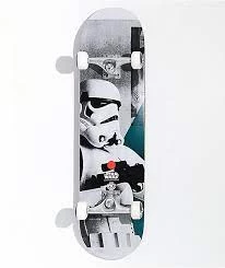 Ghost Long Board COMPLETES Element Star Wars Storm Trooper Complete Skateboard