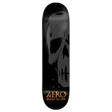 Ghost Long Board Zero Deck Dying To Live Skull 8.5" DECKS