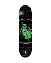 Ghost Long Board PUBLIC ENEMY X ELEMENT STENCIL SKATEBOARD DECK 8.2