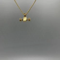 Ghost Long Board JEWELRY Gold Truck Necklace