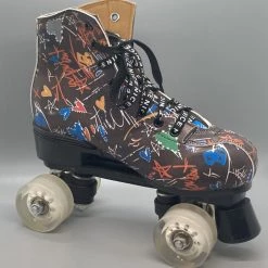 Ghost Long Board Graffiti Roller Skates