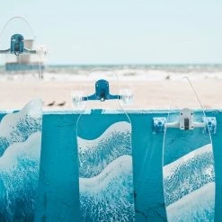 Ghost Long Board CLEAR COMPLETES Grace Bell Wave Resin Artist Board