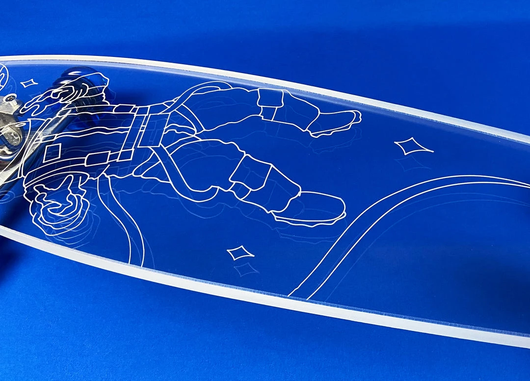 Ghost Long Board CLEAR COMPLETES Astronaut