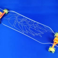 Ghost Long Board Abstract Lion CLEAR COMPLETES