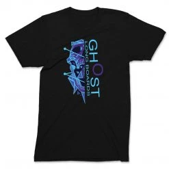 Ghost Long Board Ghost GeoSkull, Black TEE SHIRTS