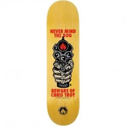 Ghost Long Board DECKS Black Label Troy Beware Deck 8.38" *orange Stain*