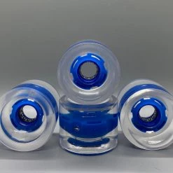 Ghost Long Board Blue Light Up Wheels 70MM