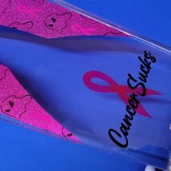 Ghost Long Board Madd Hatter Kustomz, Cancer Sucks CLEAR COMPLETES