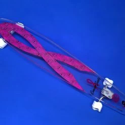 Ghost Long Board Madd Hatter Kustomz, Cancer Sucks CLEAR COMPLETES