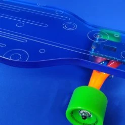 Ghost Long Board CLEAR BLUE COMPLETES Blue Deco