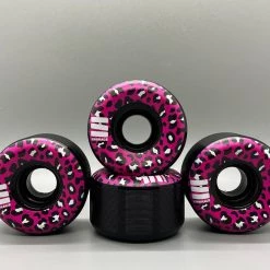 Ghost Long Board Embrace Colorways Skateboard Wheels 52mm "LEOPARD", Pink
