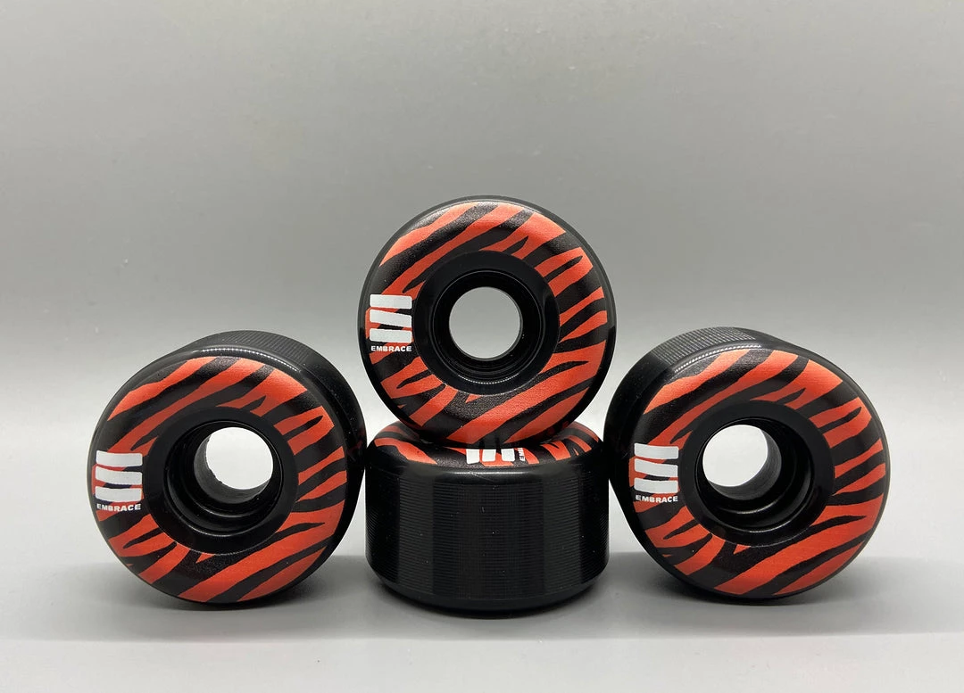 Ghost Long Board Embrace Colorways Skateboard Wheels 52mm "TIGER", Orange