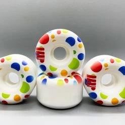 Ghost Long Board Embrace Polka Dot Wheels, 53mm 100A