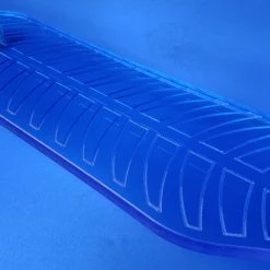 Ghost Long Board CLEAR BLUE COMPLETES Blue Fishbone