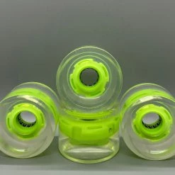 Ghost Long Board Green Light Up Wheels 70MM LONGBOARD