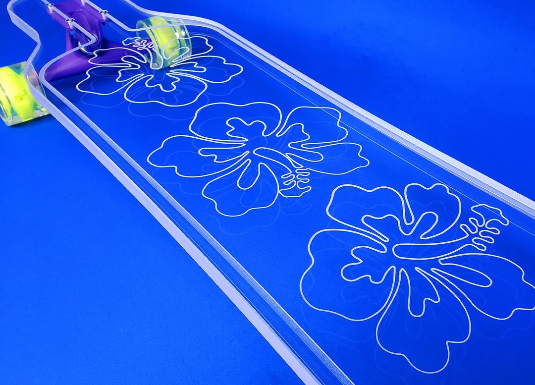 Ghost Long Board Hibiscus