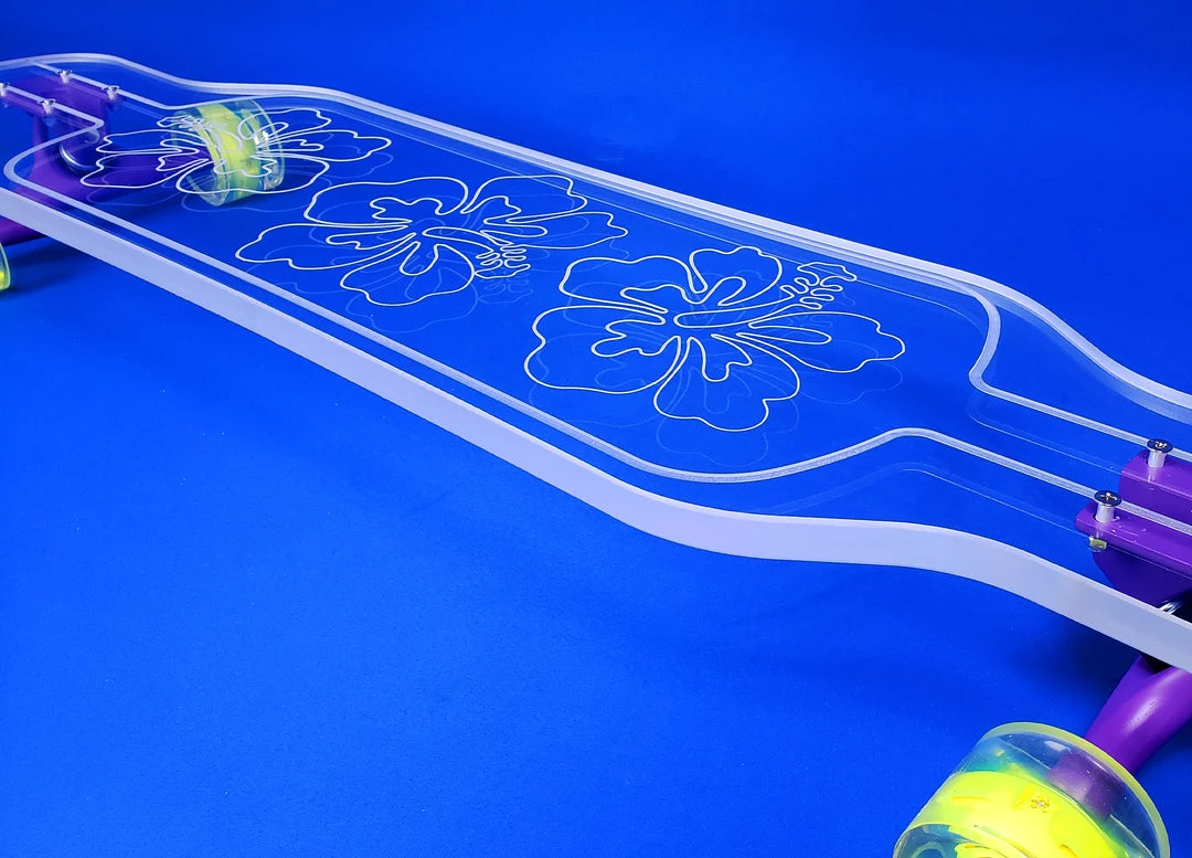 Ghost Long Board Hibiscus