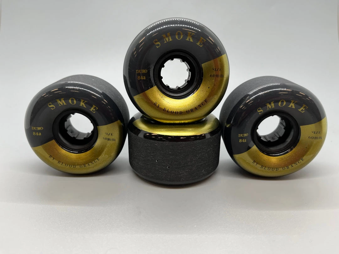 Ghost Long Board Blood Orange Smoke Premium Skate Wheels