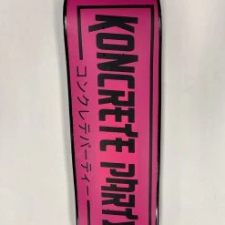 Ghost Long Board DECKS Koncrete Party Japanese Kanji Deck 8.25"