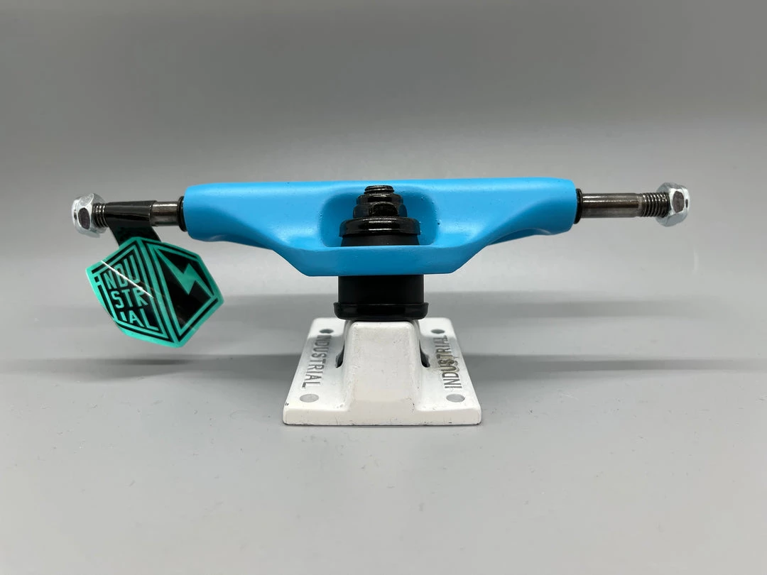Ghost Long Board Industrial Blue White 4.75 Trucks
