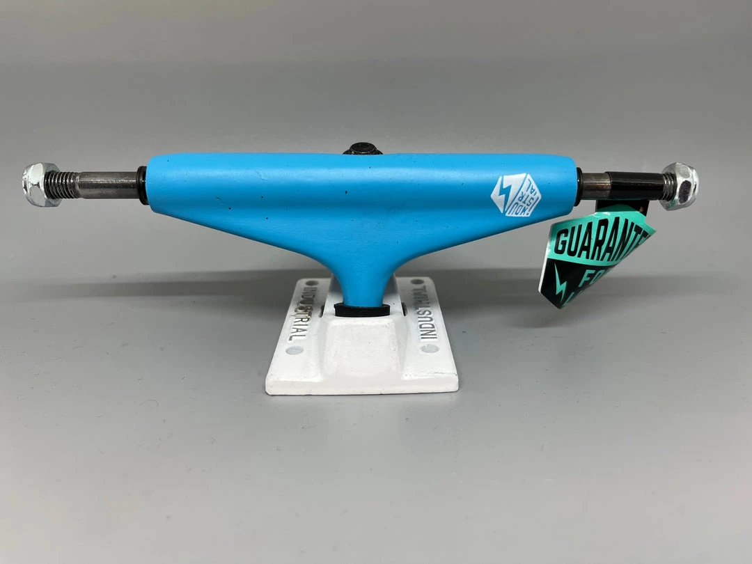 Ghost Long Board Industrial Blue White 4.75 Trucks