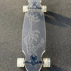 Ghost Long Board CLEAR COMPLETES Skeleton Hand