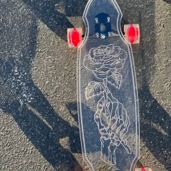 Ghost Long Board Skeleton Rose