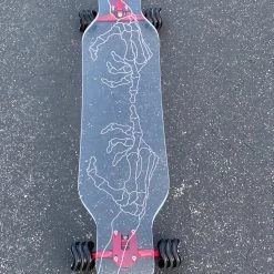 Ghost Long Board CLEAR COMPLETES Skeleton Hand