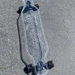 Ghost Long Board Skeleton Rose