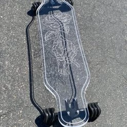 Ghost Long Board Skeleton Rose