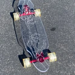 Ghost Long Board CLEAR COMPLETES Skeleton Hand