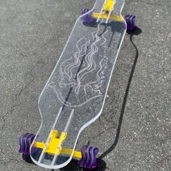 Ghost Long Board Jelly Fish CLEAR COMPLETES