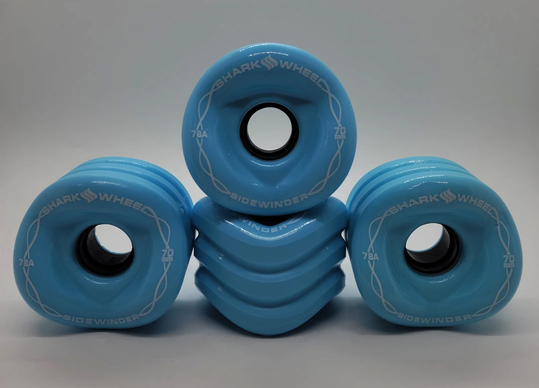 Ghost Long Board Shark Wheels 72mm, Ice Blue LONGBOARD