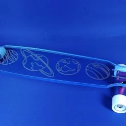 Ghost Long Board Blue Interstellar CLEAR BLUE COMPLETES