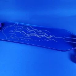 Ghost Long Board CLEAR BLUE COMPLETES Blue Jelly Fish
