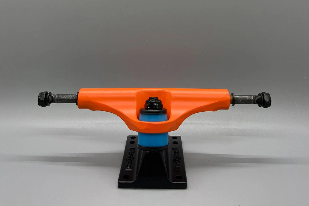 Ghost Long Board Litezpeed Neon Orange Trucks - 5.25" Hanger 8.0" Axle