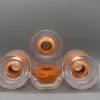 Ghost Long Board Orange Light Up Wheels 70MM