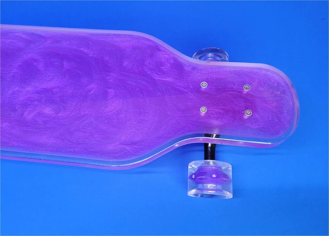 Ghost Long Board ARTIST SERIES COMPLETES 40" Platypus Purple Resin Swirl