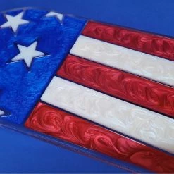 Ghost Long Board CLEAR COMPLETES 40" Platypus American Flag Resin Board