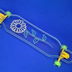 Ghost Long Board CLEAR COMPLETES 40" Platypus Sunflower, Resin