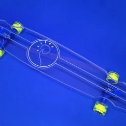 Ghost Long Board 40" Wheel Cut Surf And Sun, Resin CLEAR COMPLETES